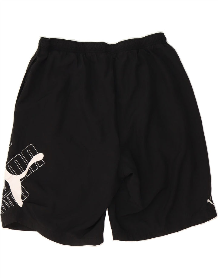 PUMA Mens Graphic Sport Shorts XL  Black Polyester Vintage Puma and Second-Hand Puma from Messina Hembry 