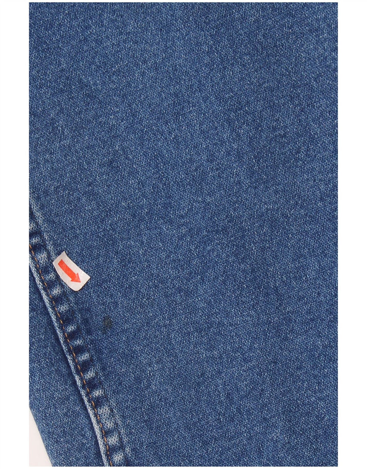 WRANGLER Straight jeans til mænd W36 L32 blå bomuld