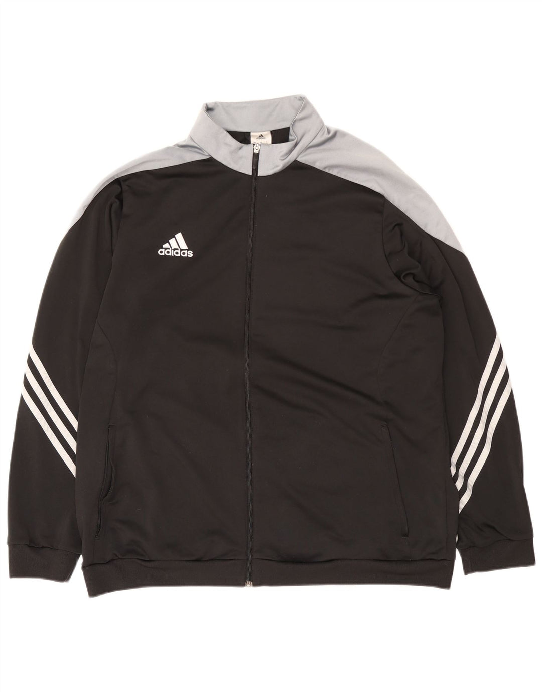 Adidas Træningsdragt til mænd Top jakke 2XL Sort Colourblock Polyester