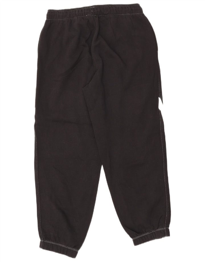 NIKE Grafisk træningsdragtbukser til kvinder Joggers UK 10 Small Black Bomuld