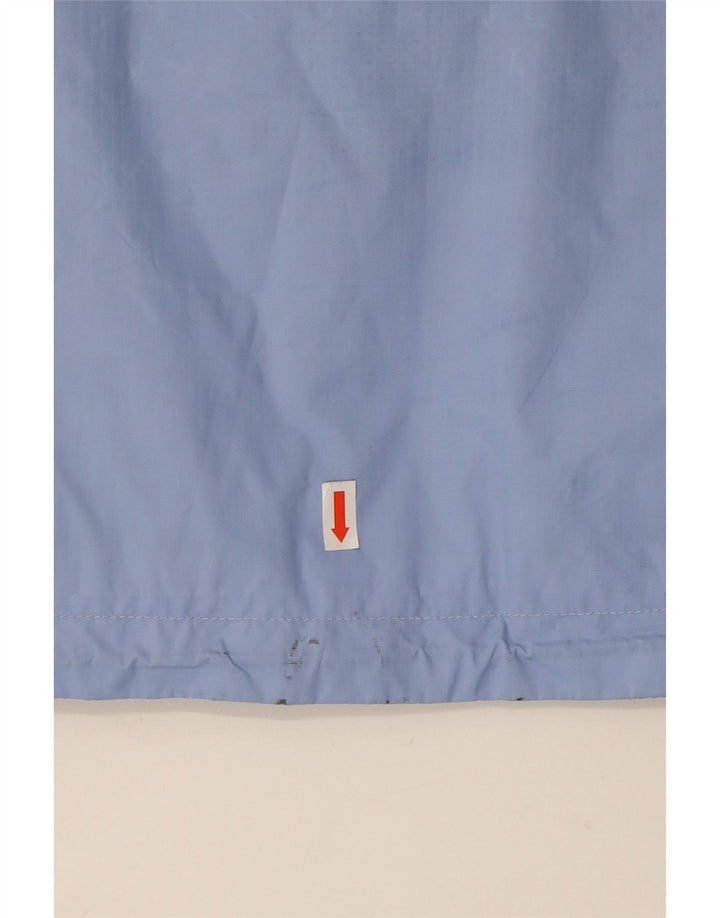 Champion Dame Oversized Hætte Regnjakke UK 18 XL Blå Colourblock