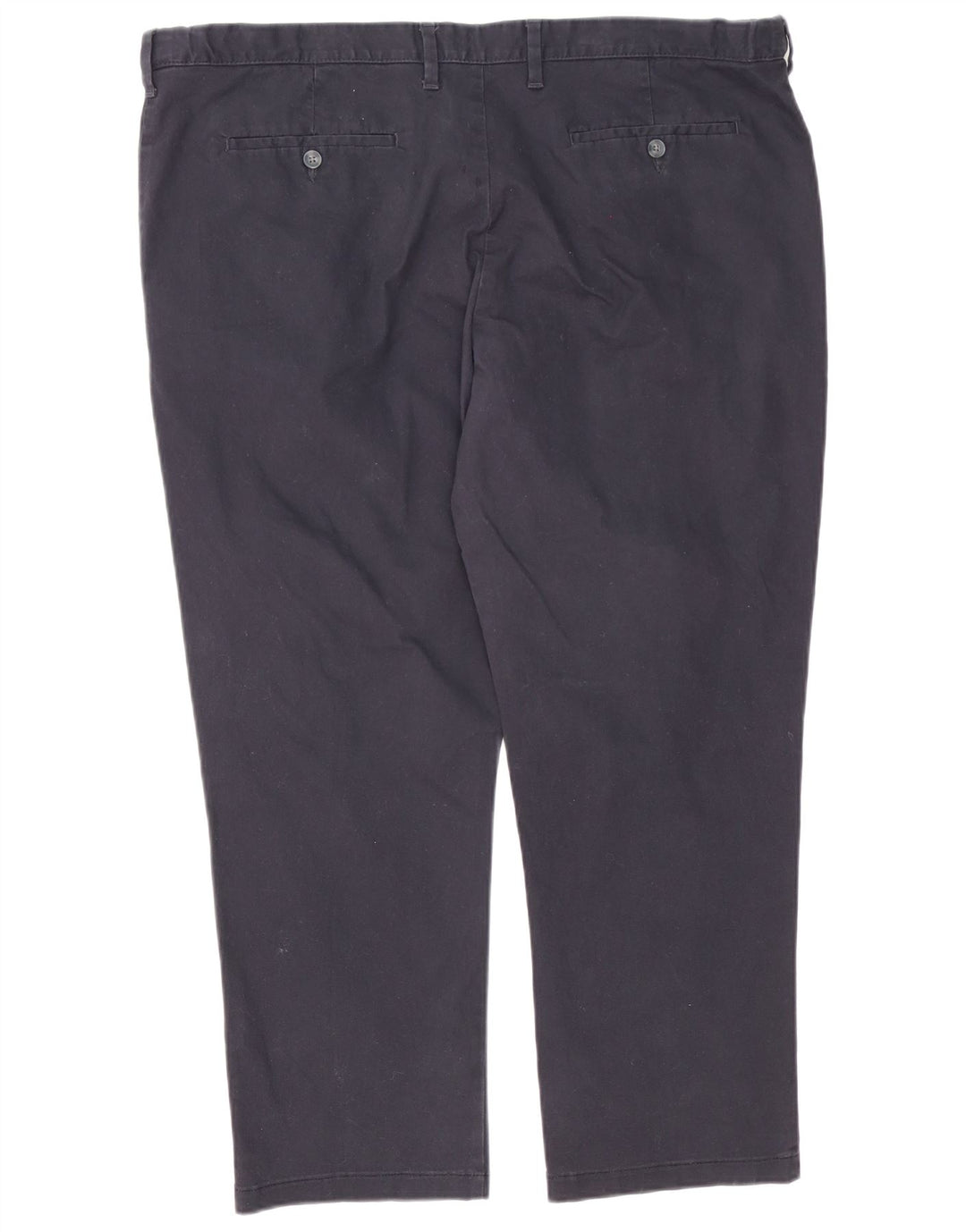 Marks & Spencer Herre Regular Fit Chinobukser W44 L28 Marineblå Bomuld