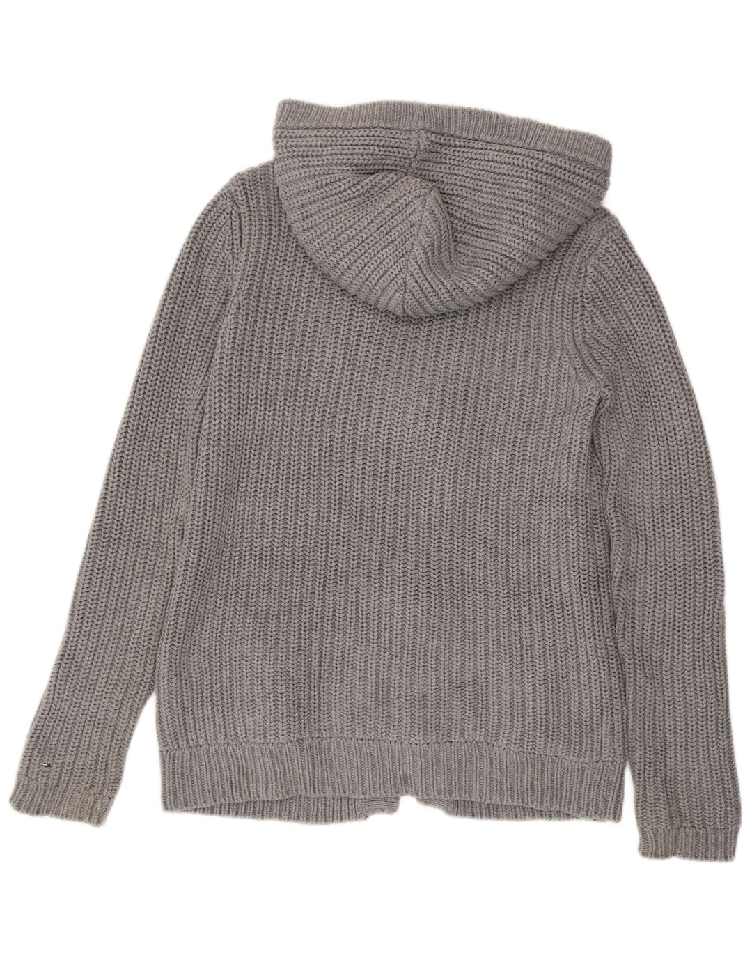 Tommy Hilfiger Herre hætte cardigan sweater Medium Grå Bomuld