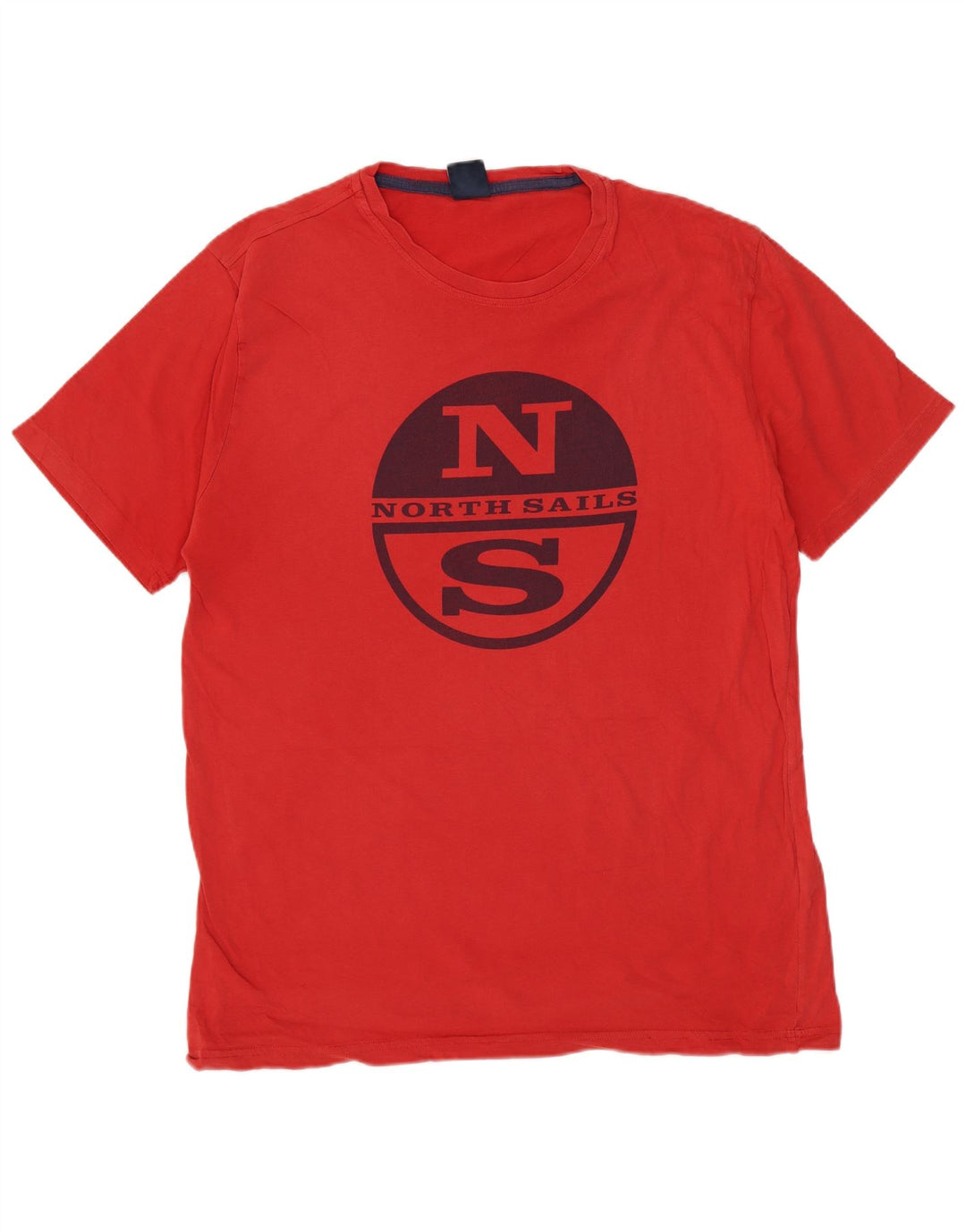 North Sails Herre Grafisk T-Shirt Top Stor Rød
