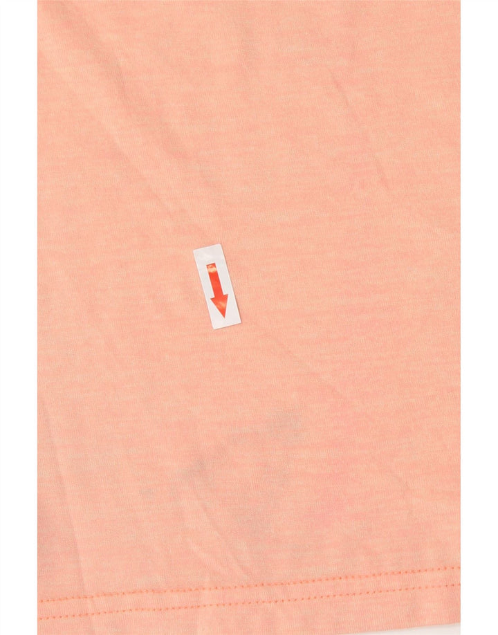 Russell Athletic Boys T-Shirt Top 10-11 år Stor Pink Nylon