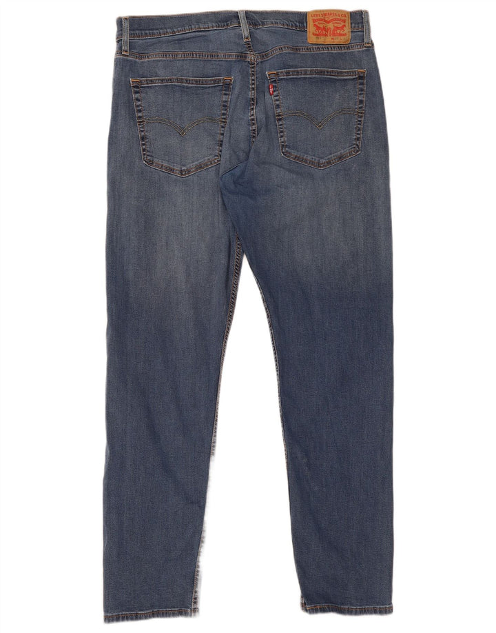 Levi's Herre 512 Slim Tapered Jeans W36 L32 Blå Bomuld