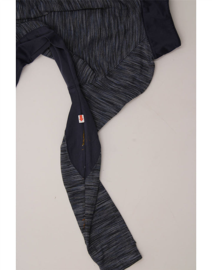 COLUMBIA Womens Pullover Tracksuit Top UK 16 Large Navy Blue Flecked Vintage Columbia and Second-Hand Columbia from Messina Hembry 