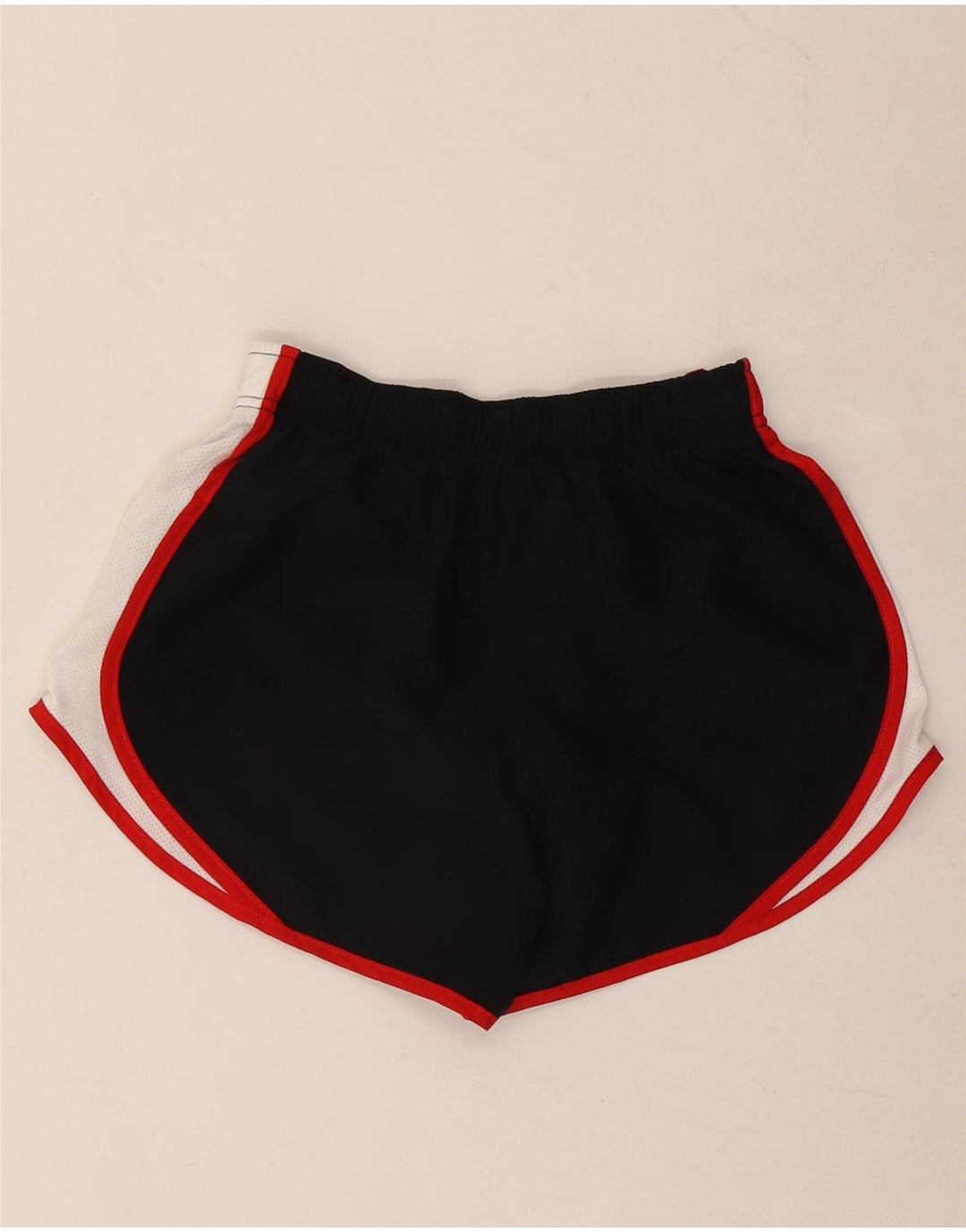 NIKE sportsshorts til kvinder UK 4 XS Sort Colourblock Polyester