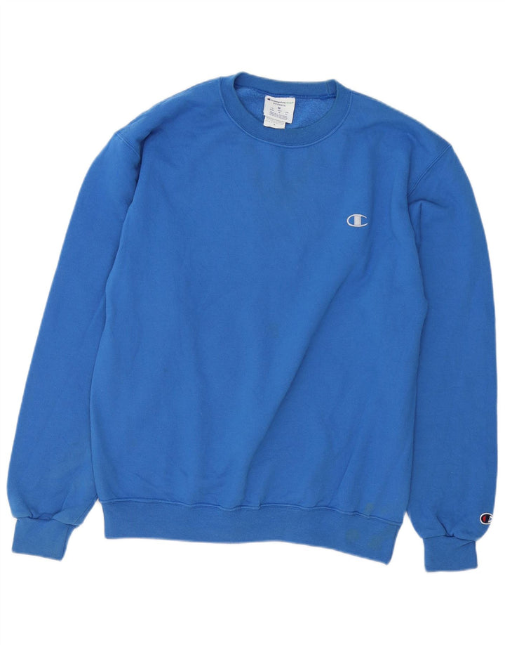 Champion Herre Sweatshirt Jumper Medium Blå Bomuld