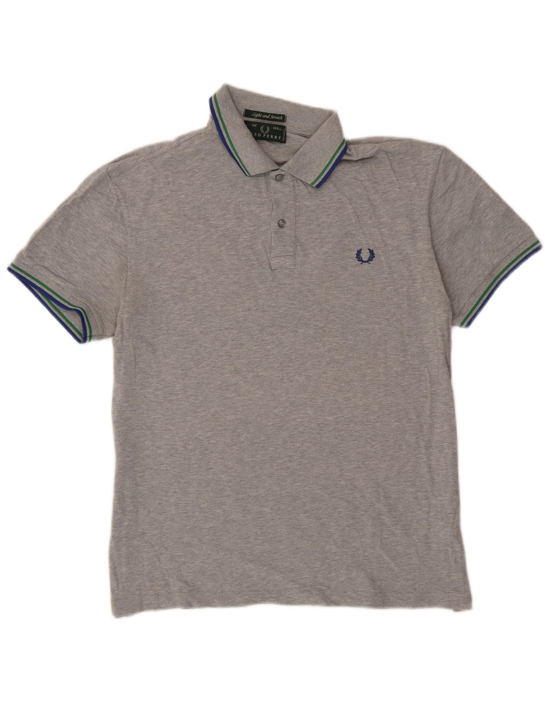 Fred Perry Herre poloshirt Stor gråstribet bomuld