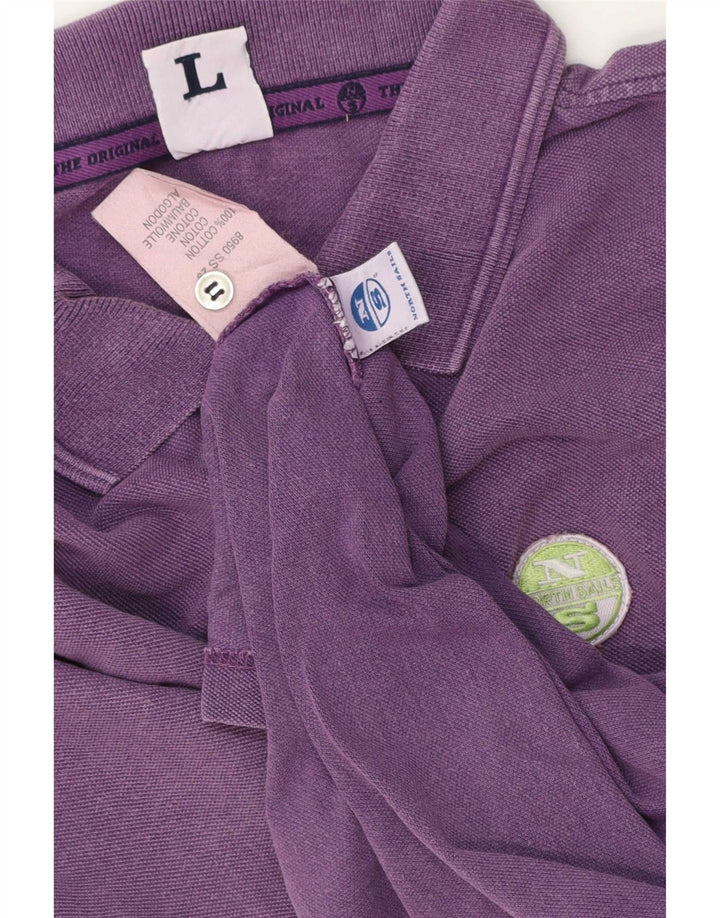 North Sails Herre Polo Shirt Stor Lilla Bomuld
