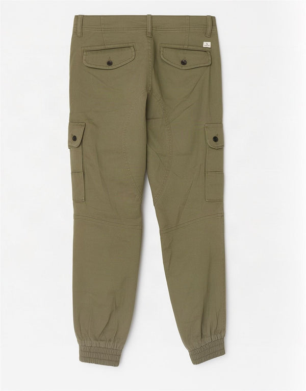 Jack & Jones Herre Paul Tapered Joggers Cargo Bukser W30 L26 Khaki Bomuld