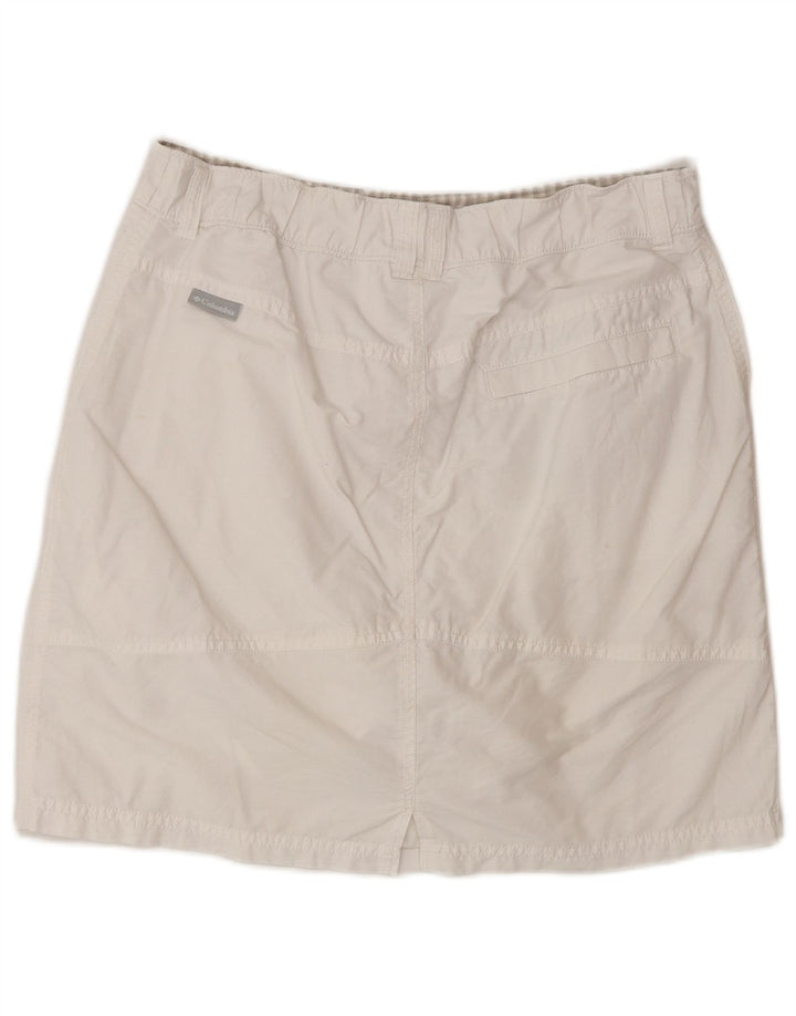 COLUMBIA Dame Skort US 8 Medium Hvid Bomuld