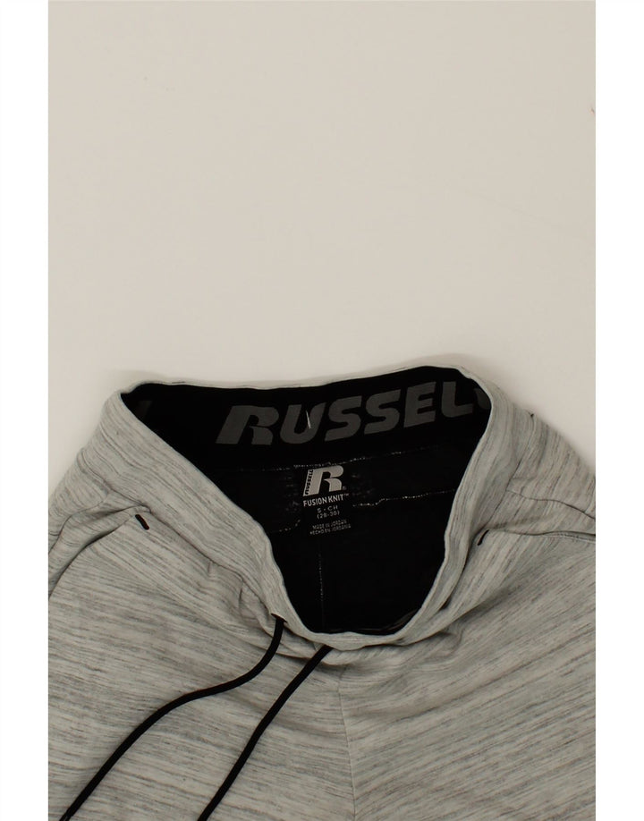 RUSSELL ATHLETIC Mens Tracksuit Trousers Joggers Small Grey Striped Vintage Russell Athletic and Second-Hand Russell Athletic from Messina Hembry 