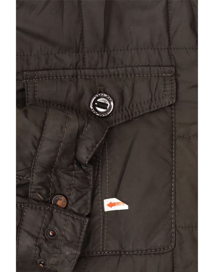 ZARA Mens Padded Jacket UK 40 Large Green