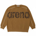 Arena Herre Grafisk Sweatshirt Jumper Stor Khaki Bomuld