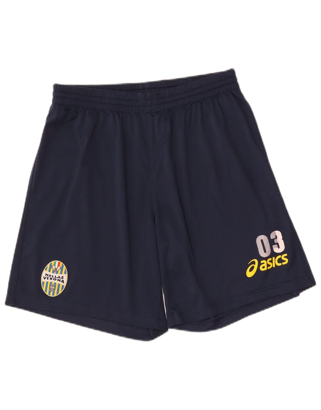 Asics Herre HELLAS VERONA Graphic Sports Shorts Medium Navy Blue Polyester