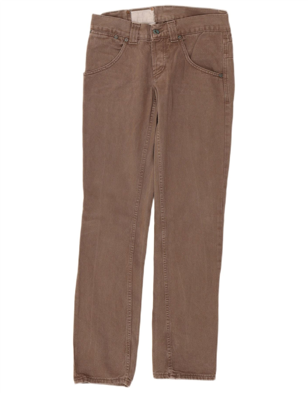 Dondup Dame Straight Jeans W28 L30 Beige