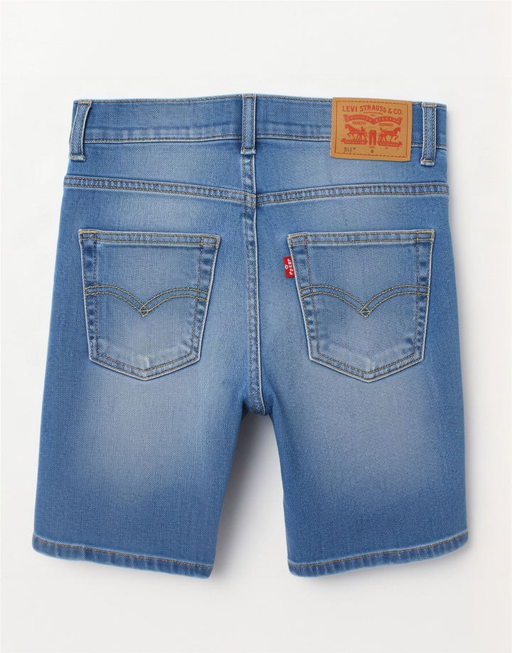 Levi's Boys 511 slim denimshorts 7-8 år W22 blå bomuld