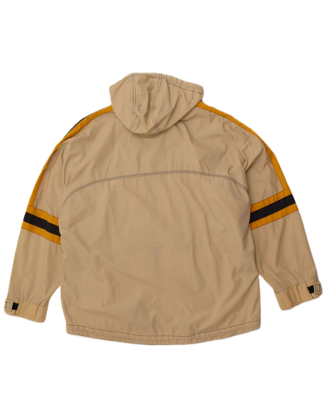 ASTROLABIO Regnjakke med hætte til mænd IT 50 Stor Grøn Colourblock Bomuld