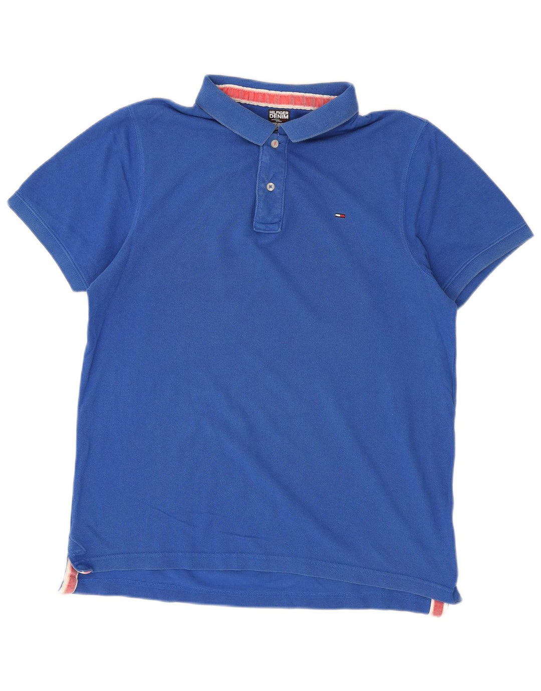 Tommy Hilfiger Polo Shirt til mænd 2XL Blå Bomuld