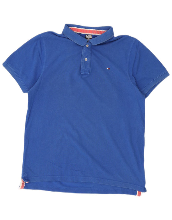 Tommy Hilfiger Polo Shirt til mænd 2XL Blå Bomuld