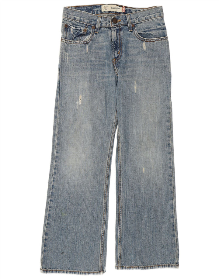 Levi's Womens 527 Distressed Bootcut Jeans Størrelse 12 Medium W28 L27 Blå