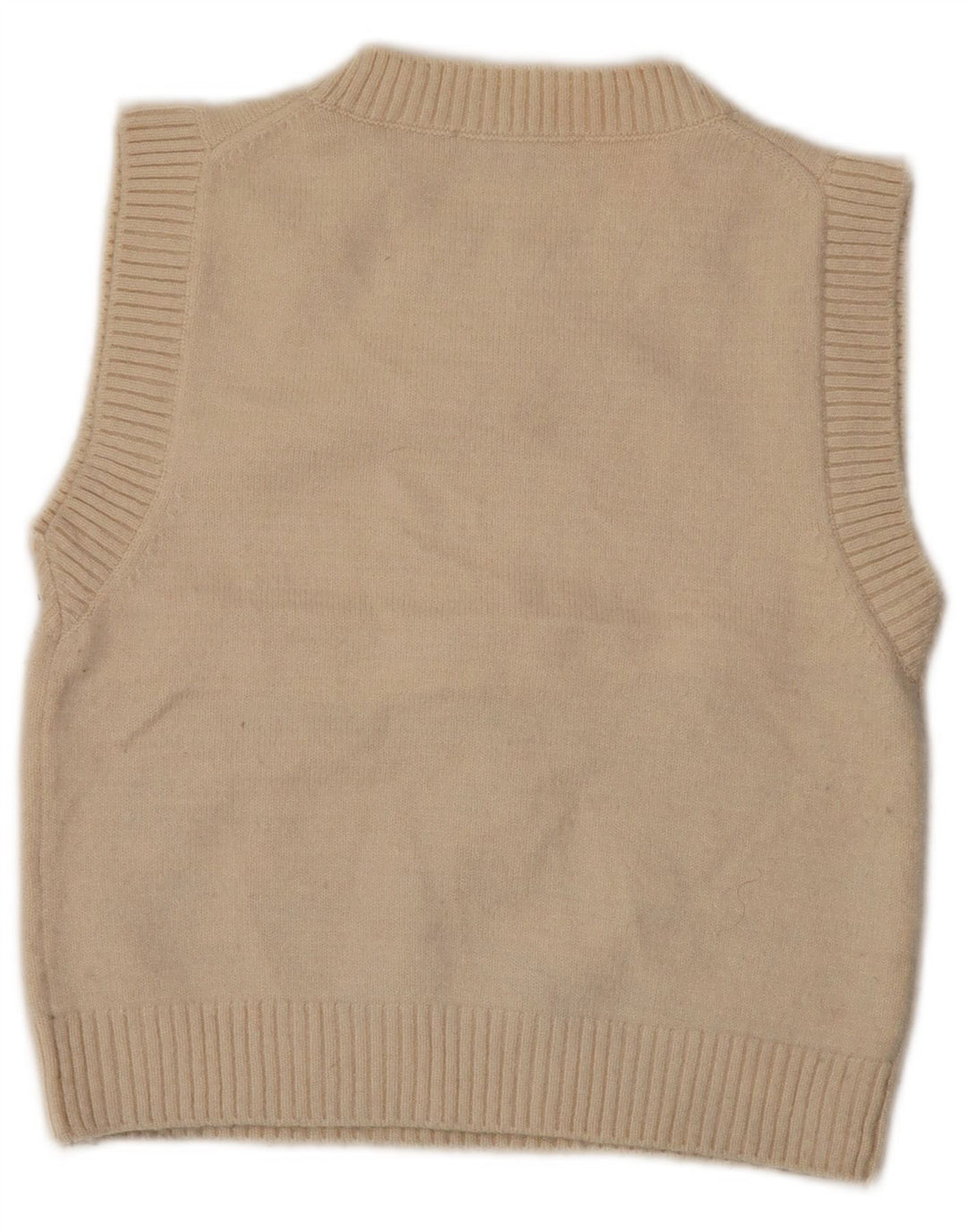 Zara Dame Crop Vest Tank Top UK 10 Small Beige