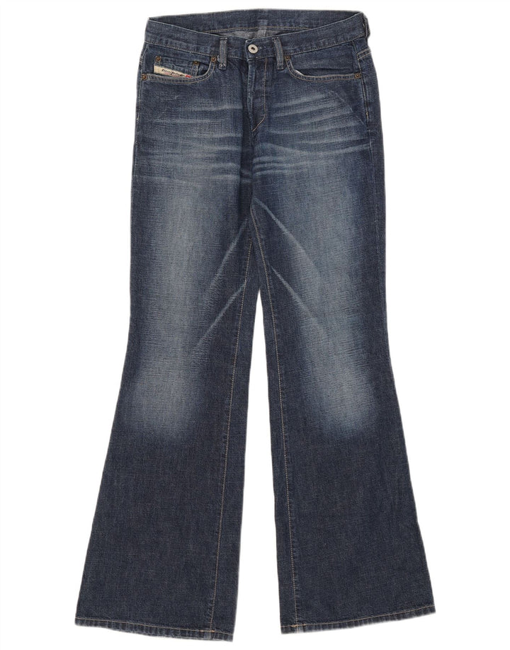 Diesel Dame Bootcut Jeans W28 L32 Blå Bomuld