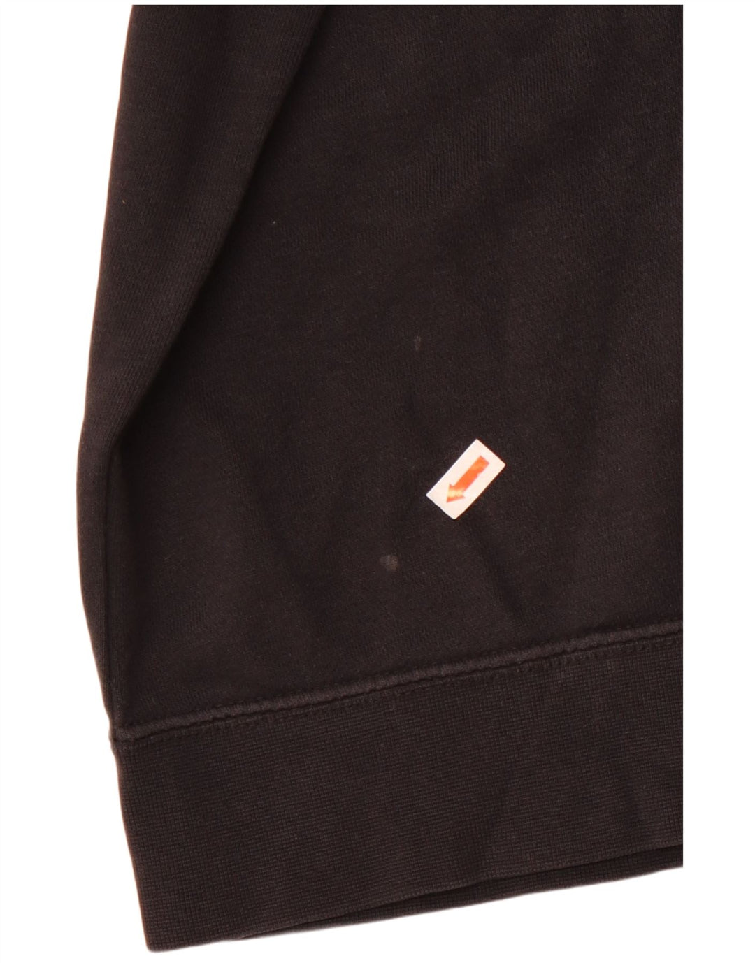 Nike Dame Oversized Sweatshirt Jumper UK 10 Small Black Bomuld