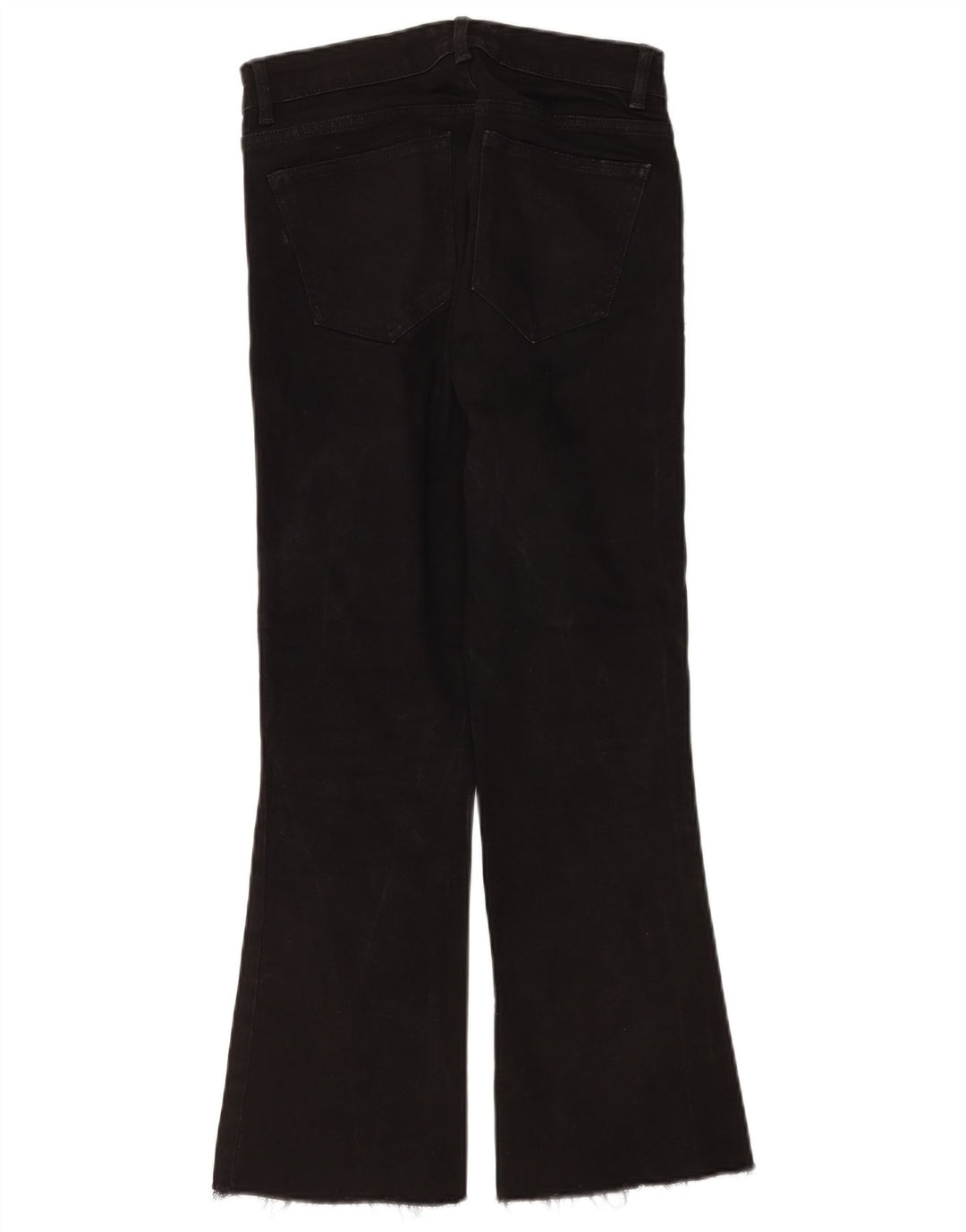 Zara Dame Flared Jeans EU 38 Small W28 L26 Sort Bomuld