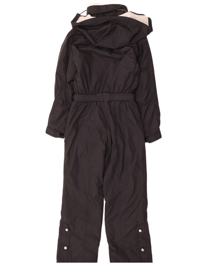 Fila Dame Italia Hætte Ski Jumpsuit IT 42 Medium Sort Nylon