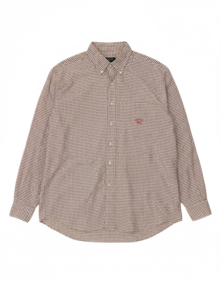 PAUL & SHARK Mens Flannel Shirt Size 16 1/2 42 Large Multicoloured Check