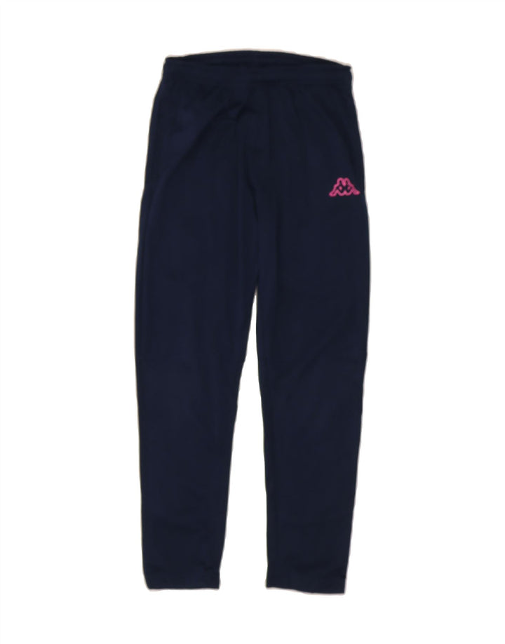 KAPPA Girls Tracksuit Trousers 13-14 Years  Navy Blue Polyester Vintage Kappa and Second-Hand Kappa from Messina Hembry 