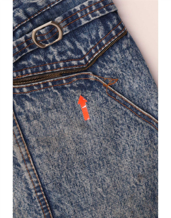 Vintage denimnederdel til kvinder W36 XL blå bomuld