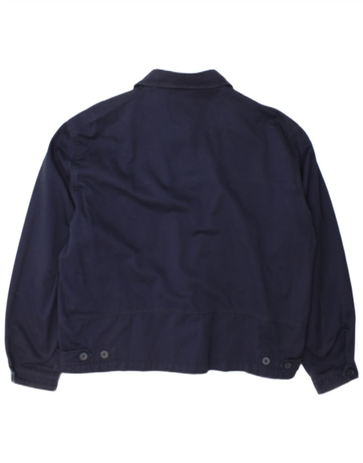 Rifle Herre Bomber Jacket UK 42 2XL Navy Blue Cotton