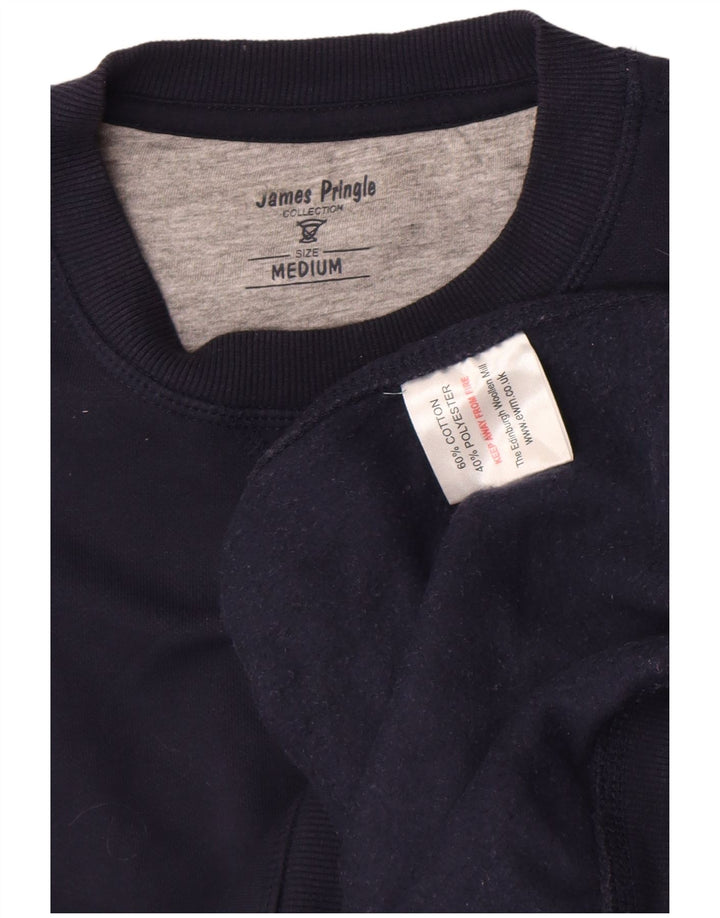 James Pringle Herre Sweatshirt Jumper Medium Navyblå Bomuld