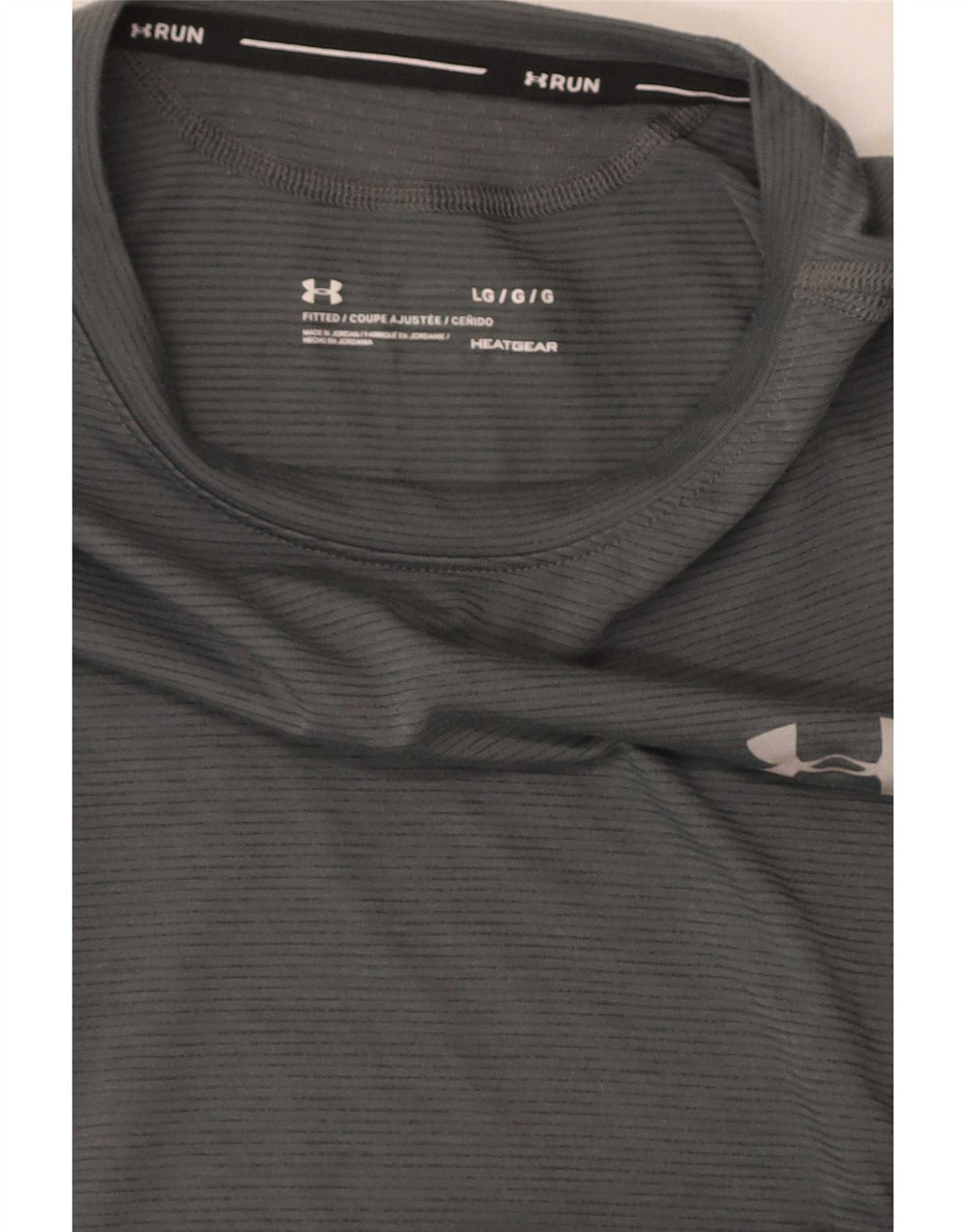 Under Armour Herre Monteret Running Top Langærmet Large Grey Sports