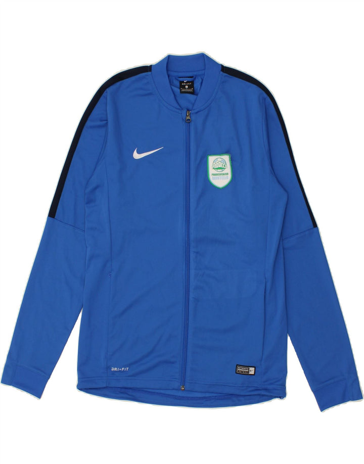 NIKE Mens Dri Fit Tracksuit Top Jacket Medium Blue Polyester Vintage Nike and Second-Hand Nike from Messina Hembry 