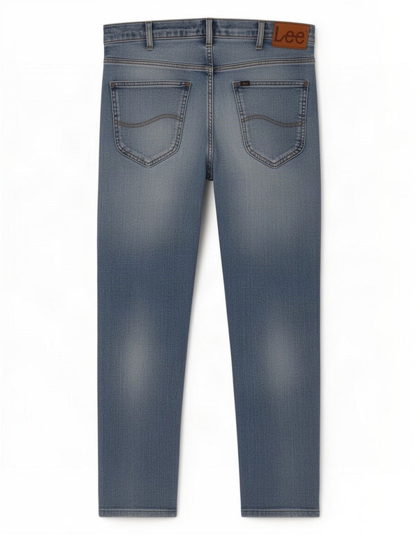 Lee Mens Daren Straight Jeans W36 L28 Blå Bomuld
