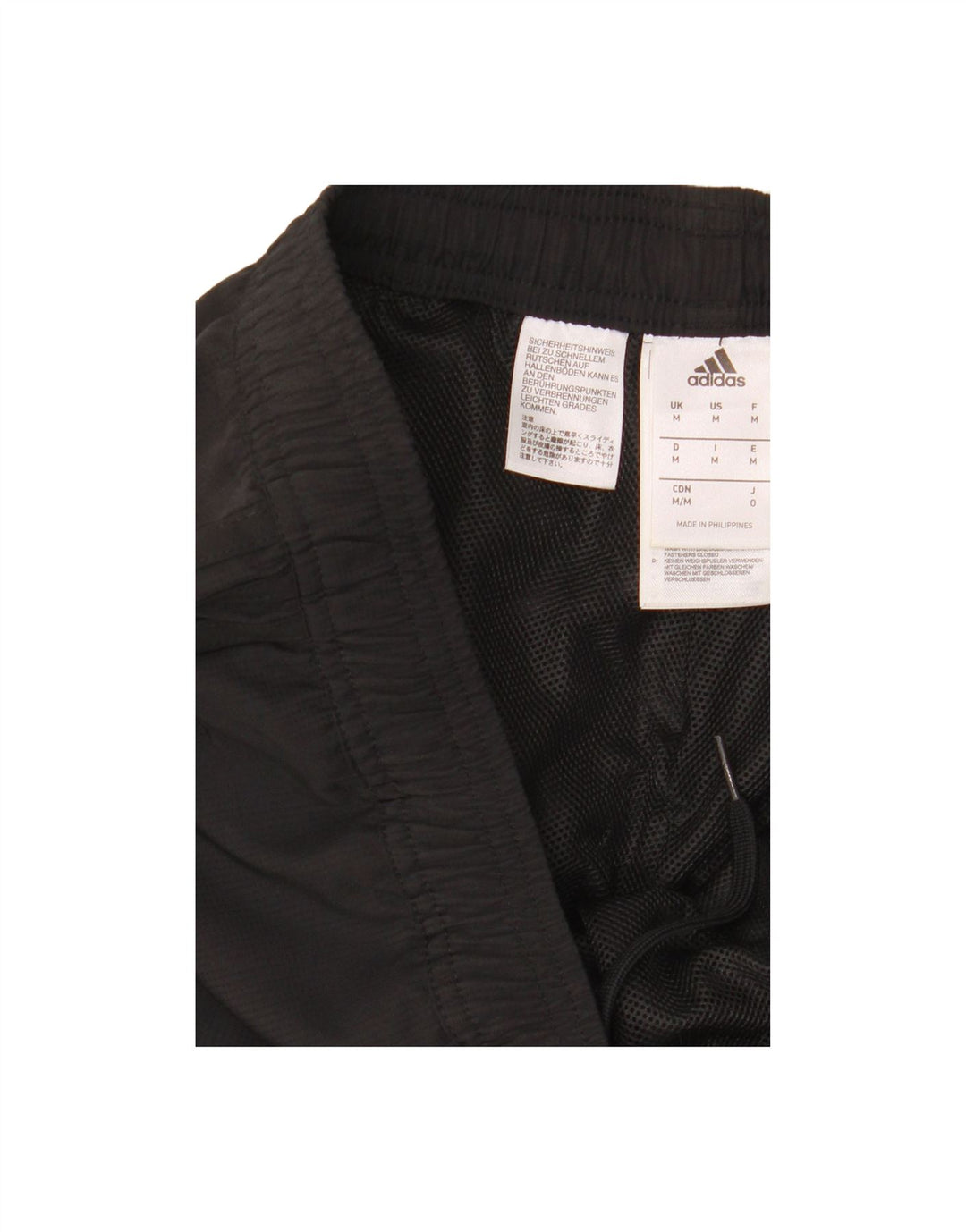 ADIDAS Mens Climalite Graphic Tracksuit Trousers Medium  Black Polyester