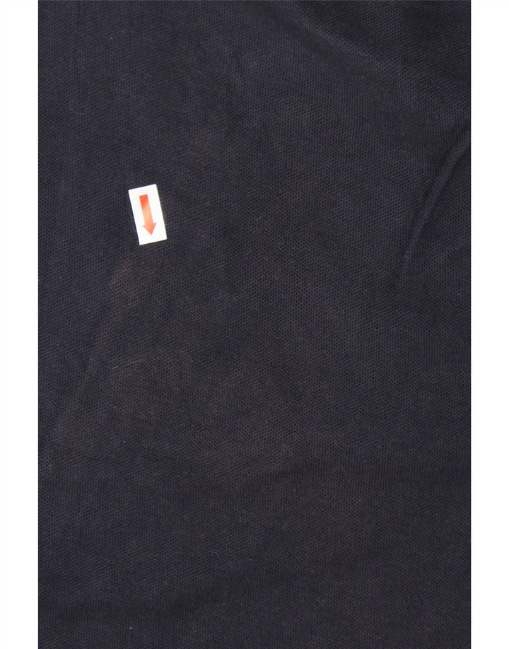 LOTTO Mens Polo Shirt XL Navy Blue Cotton Vintage Lotto and Second-Hand Lotto from Messina Hembry 