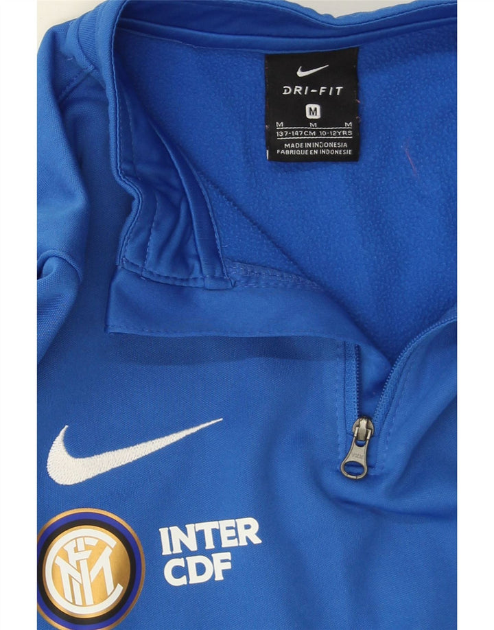 Nike Boys Inter Milan Grafisk Sweatshirt Jumper 10-11 år Medium Blå