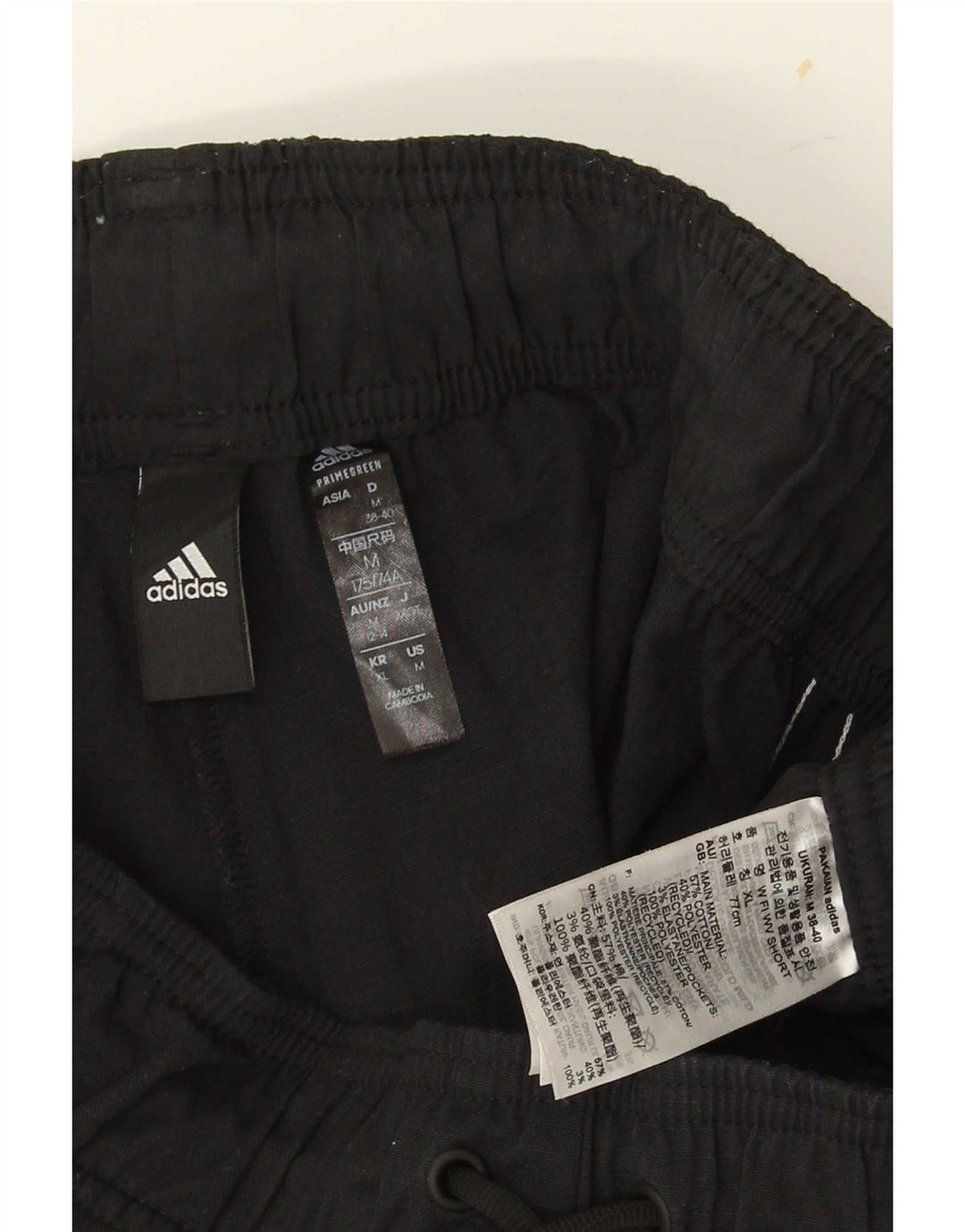 Adidas Herre Sportshorts Medium Sort Bomuld