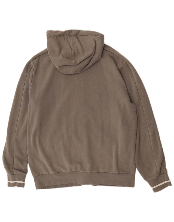 Puma Herre grafisk hættetrøje med lynlås, medium Khaki Bomuld