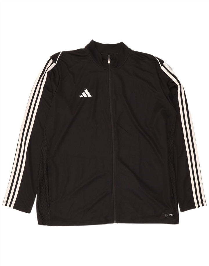 ADIDAS Aeroready Slim Fit Træningsdragt Topjakke til mænd 2XL Sort Polyester