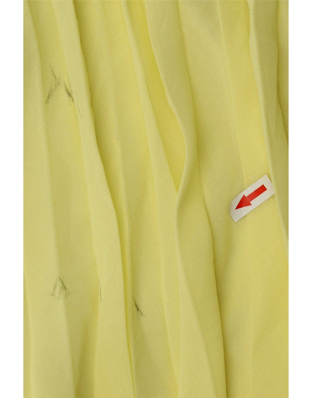 Zara Dame ærmeløs Maxikjole UK 12 Medium Gul