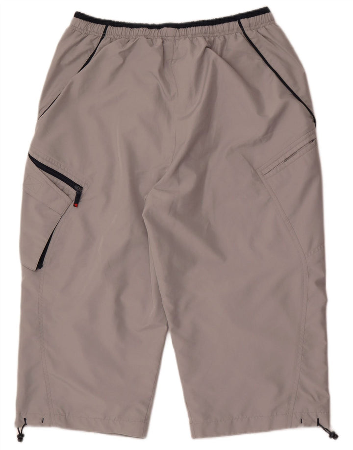 Reebok Herre Bermuda Sportshorts Store Grå Polyester