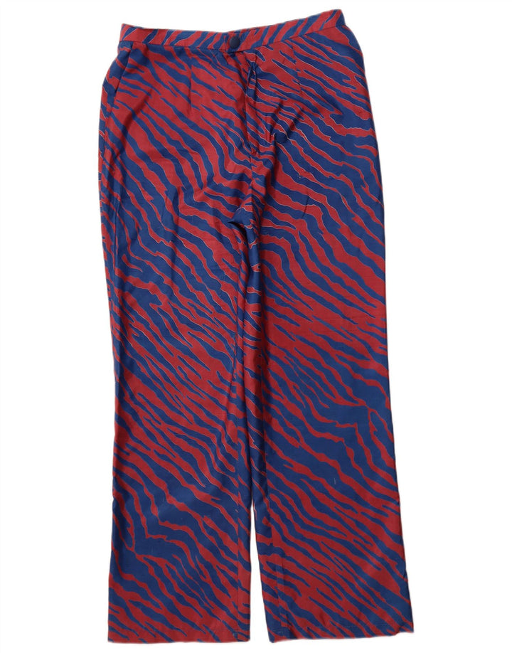 VINTAGE Lige Chinobukser til kvinder W30 L29 Blå Stribede