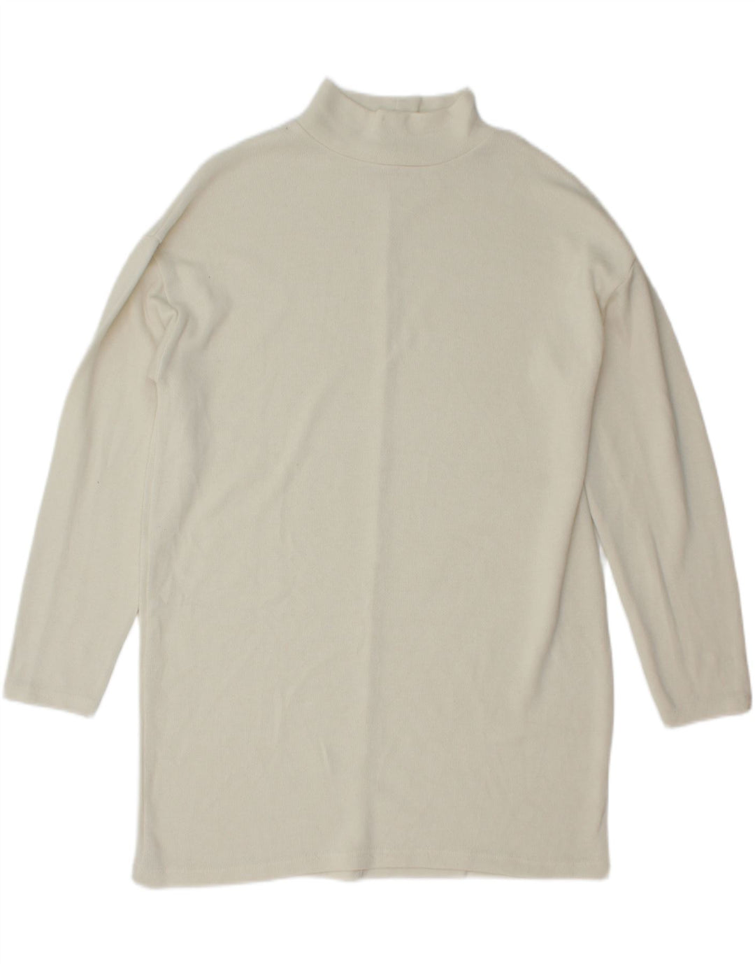 ZARA Womens Oversized Jumper Dress UK 14 Medium White